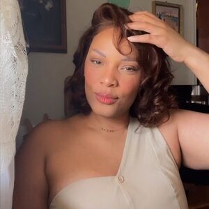 Red-Brown Human Hair 12-Inch